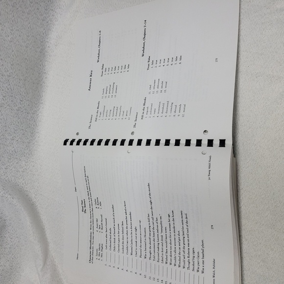 50 Young Adult Novels: Synopses , Worksheets, and Tests - VINTAGE - Picture 13 of 16